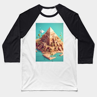 Island Pyramid Baseball T-Shirt